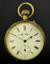 An Ally Sloper brass cased poc