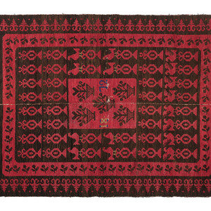 An Alpujarra Wool Rug Andalusia,