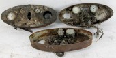 An Alvis dashboard with oil an