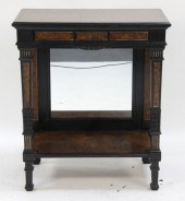 An amaranth and ebonised Gillo