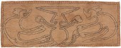 AN AMAZONIAN BARK CLOTH PAINTI