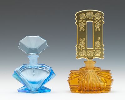 An Amber Glass and a Blue Glass