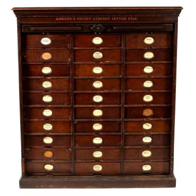 An Amberg's Patent cabinet
