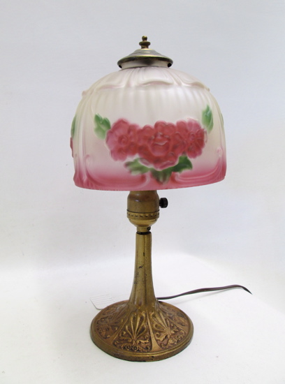 AN AMERICAN BOUDOIR TABLE LAMP