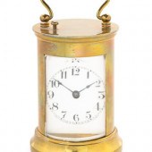An American Brass Carriage Clo