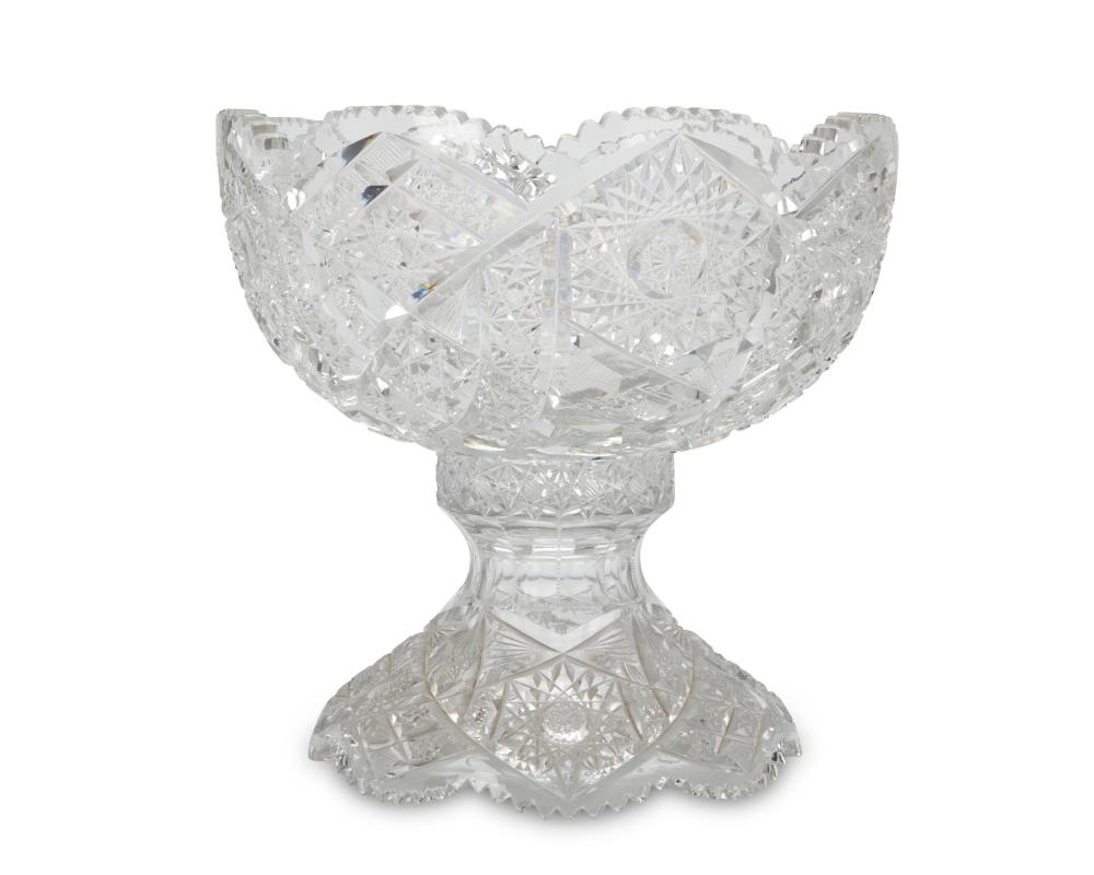 AN AMERICAN BRILLIANT CULT GLASS