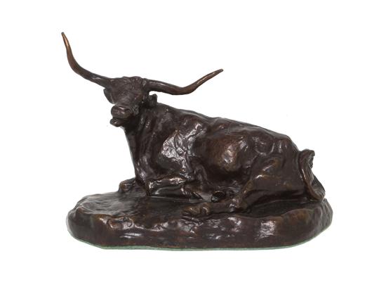 An American Bronze Animalier Figure