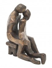 An American Bronze Sculpture P