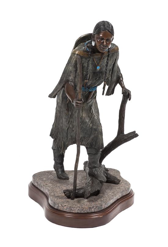 An American Bronze Sculpture R.