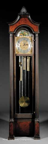 An American Carved Mahogany and