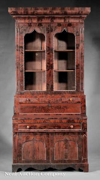 An American Carved Mahogany