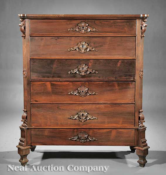An American Carved Walnut