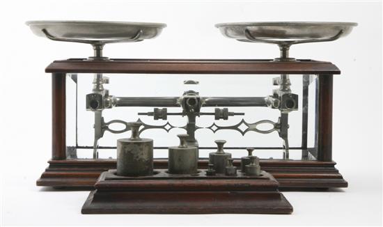 An American Cased Balance Scale