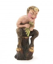 An American Ceramic Figure Jar
