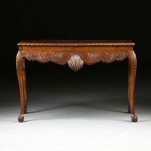 AN AMERICAN CHIPPENDALE CARVED
