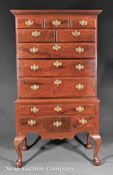 An American Chippendale Carved