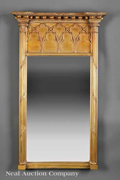 An American Classical Gilt Pier