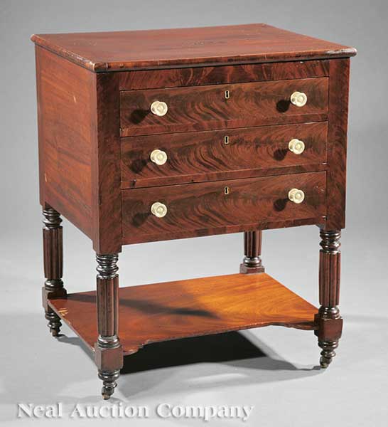 An American Classical Mahogany Work