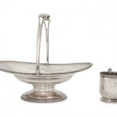 An American Coin Silver Cake B