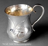 An American Coin Silver Cup So