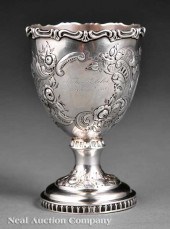 An American Coin Silver Goblet