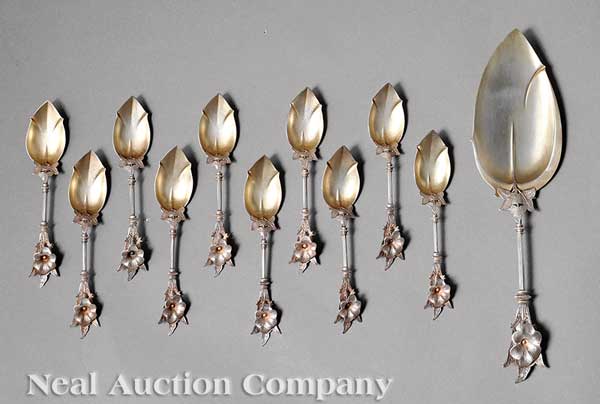 An American Coin Silver Ice Cream
