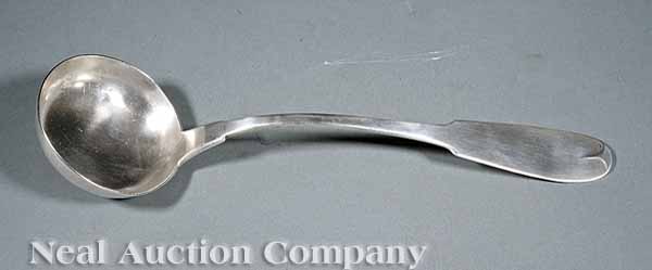 An American Coin Silver Ladle