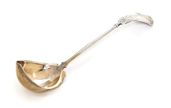 An American Coin Silver Ladle