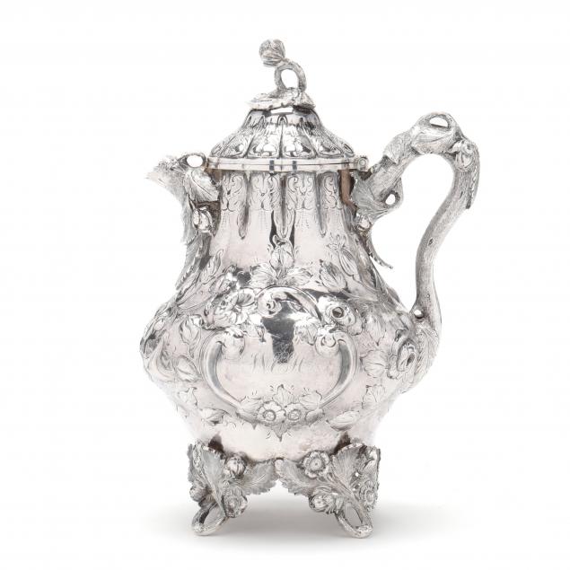 AN AMERICAN COIN SILVER MILK