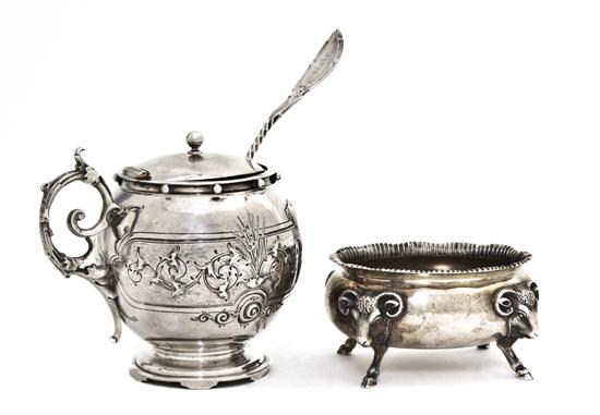 An American Coin Silver Mustard Pot