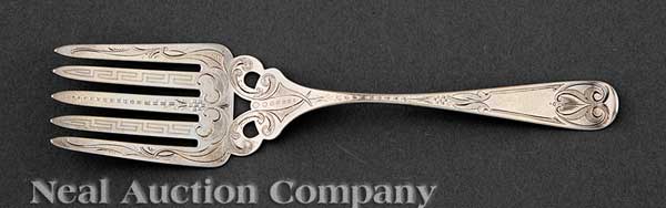 An American Coin Silver Serving
