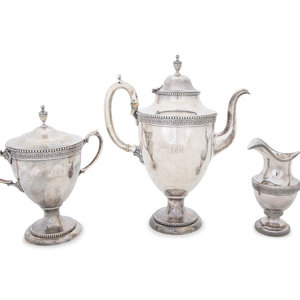 An American Coin Silver Teapot