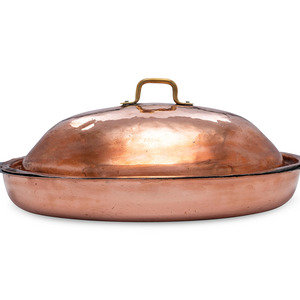 An American Copper Oval Au Gratin