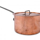 An American Copper Sauce Pot w