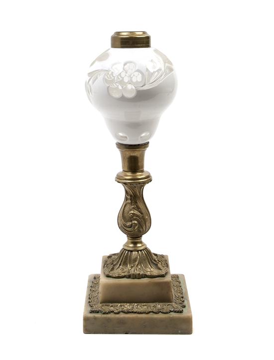 *An American Cut Overlay Fluid Lamp