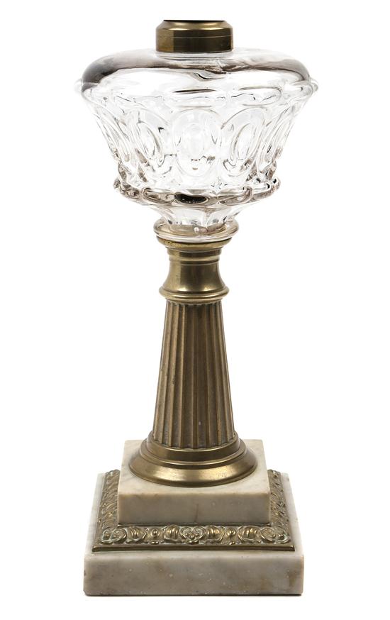 *An American Cut Overlay Fluid Lamp