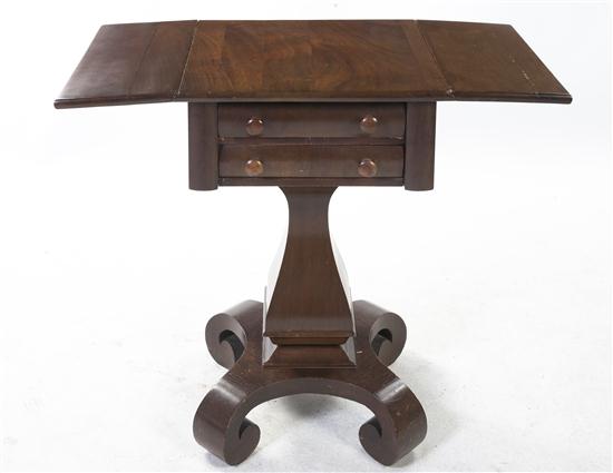 An American Empire Mahogany Work