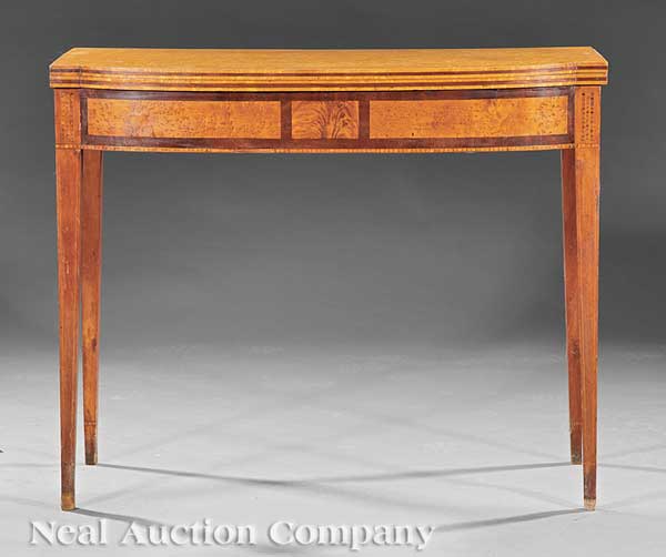 An American Federal Inlaid Curly