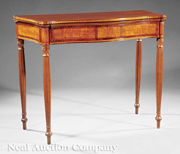 An American Federal Inlaid Mahogany
