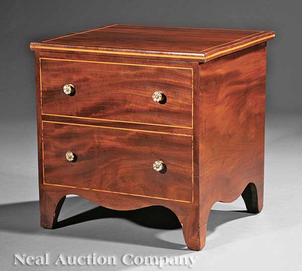 An American Federal Inlaid Mahogany
