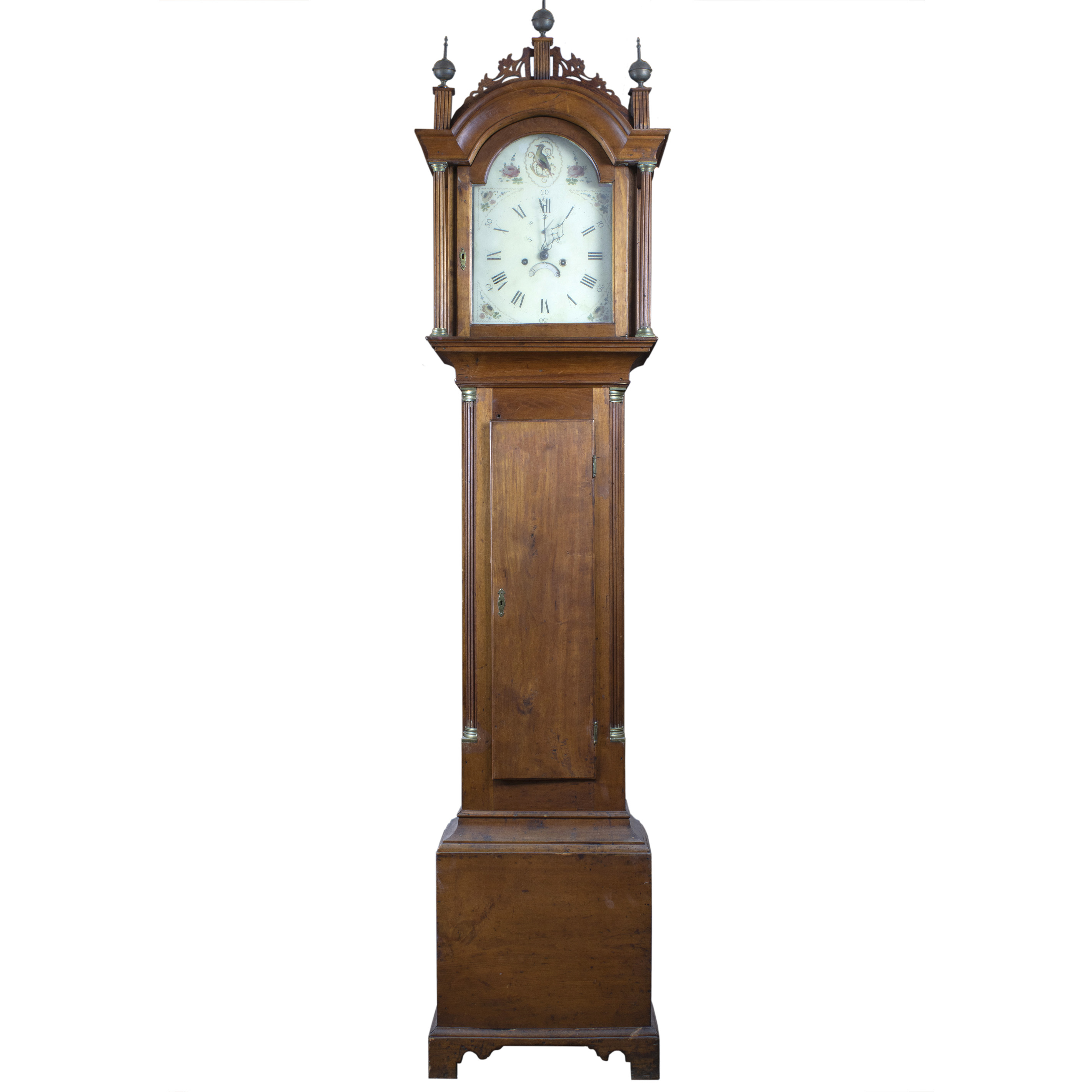 AN AMERICAN FEDERAL TALL CASE CLOCK