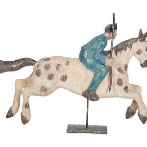 An American Folk Art Carved and