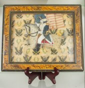 AN AMERICAN FOLK ART TEXTILE P