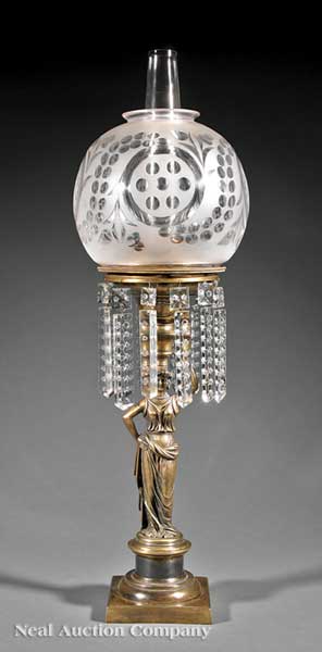 An American Gilt Bronze and Brass