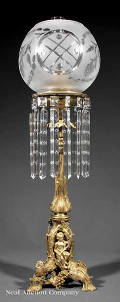 An American Gilt Lacquered Brass