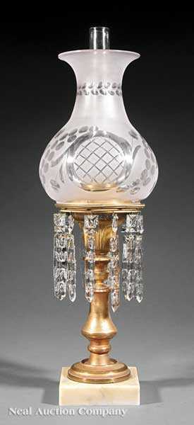 An American Gilt Lacquered Brass