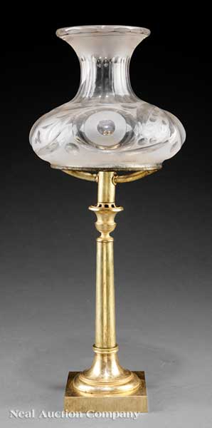 An American Gilt Lacquered Brass
