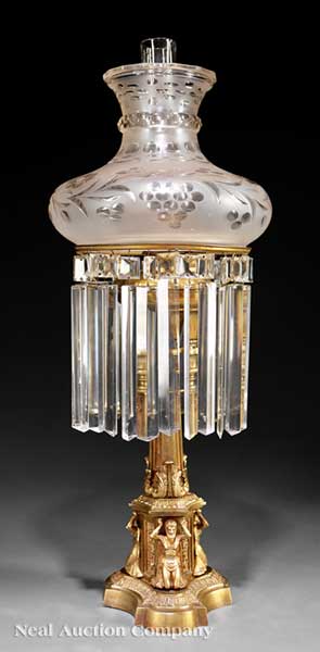 An American Gilt Lacquered Brass