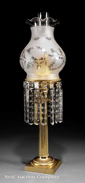 An American Gilt Lacquered Brass