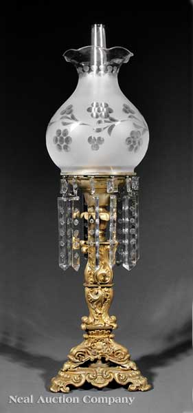An American Gilt Lacquered Brass